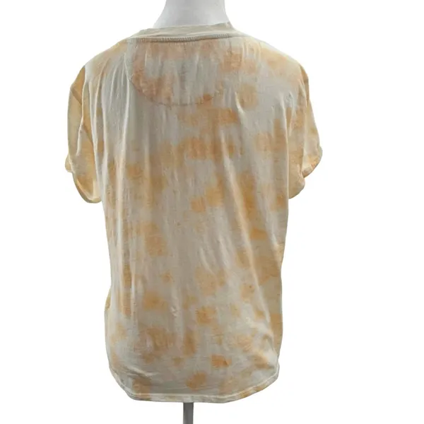 Anthropologie Pilcro Beauty Abounds Graphic Applique Tee Shirt XXS Lace - Image 3