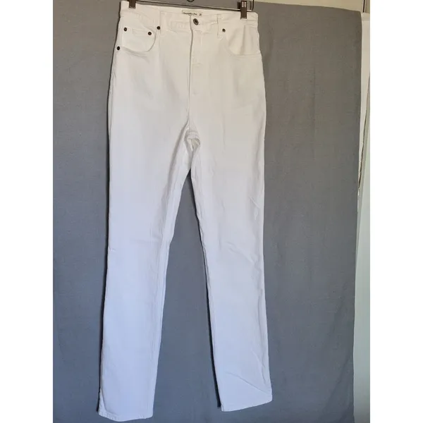 Abercrombie fitch Women's Jeans The Slim Straight Ultra High Rise SZ 30 - Image 4