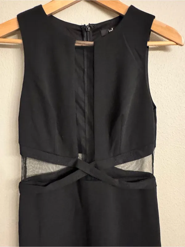 LULUS Cutout‎ Sheer Midi Dress - Image 3