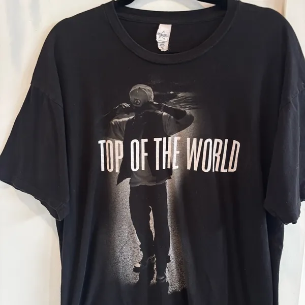 Trey Songz Top of The World T-Shirt 100% Cotton Oversized Graphic Tee Womens XL - Image 2