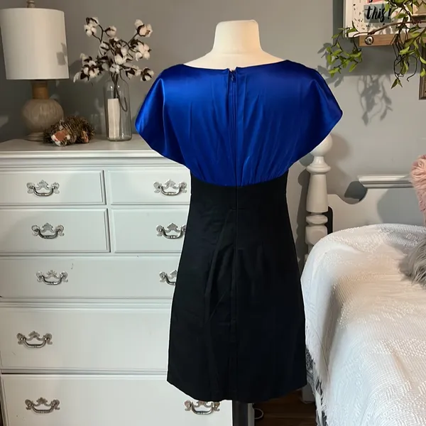 The Limited Dress Dinner Fitted Semi formal Blue Black womens 0 - Image 8