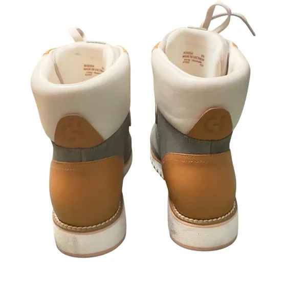 Cole Haan ZeroGrand Hiking Boots Womens 9B Olive Suede Lug Sole Gorpcore Hiker - Image 5
