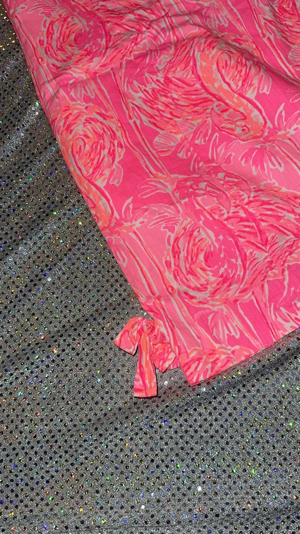 Lilly Pulitzer Dress Shift Mila Pink Flamingo - Image 2