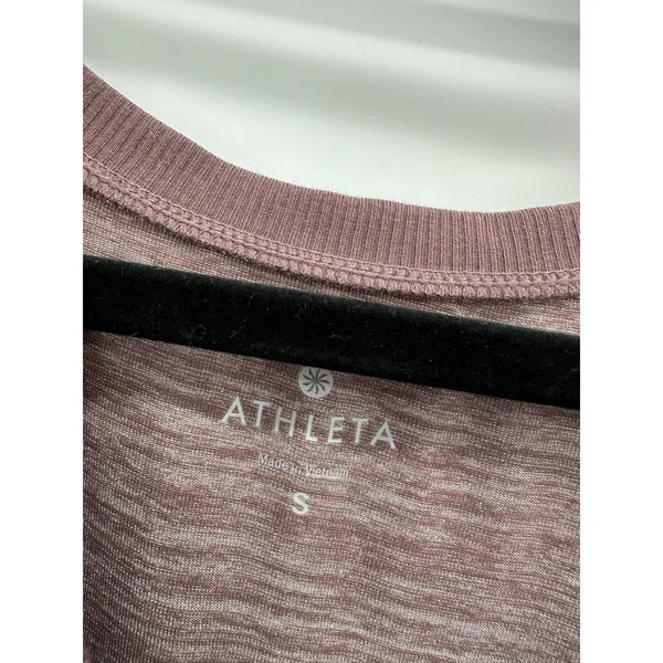 Athleta‎ Womens Purple Tee Dress Sz S Butter Soft Casual Comfort Everyday Basic - Image 5