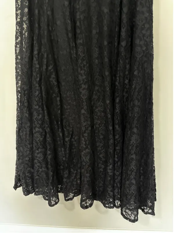 Petal & Pup Keani Laci Maxi Dress Black Size Small - Image 3