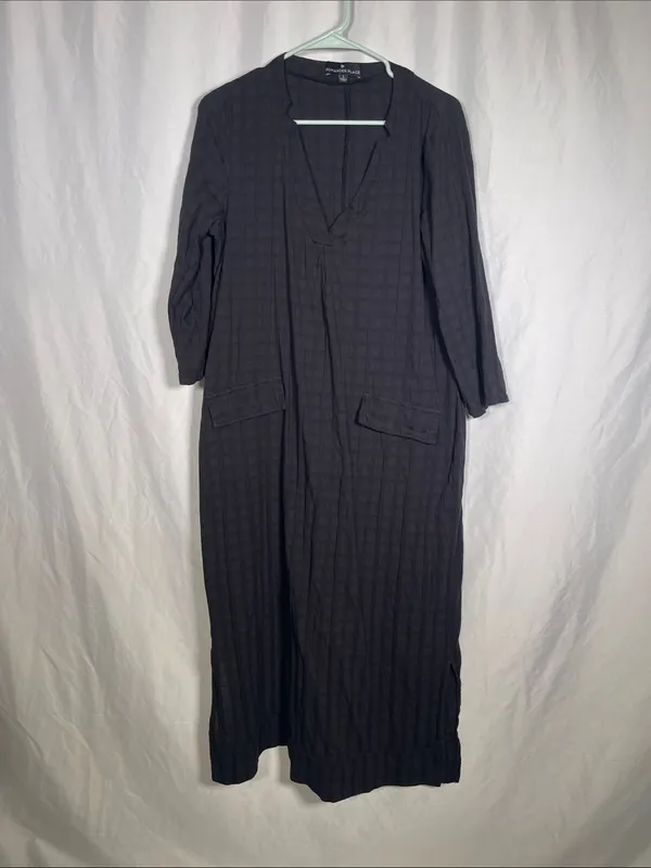 Tuckernuck Pomander Place Womens Black Carolina Caftan Swim Coverup Dress Large - Image 2