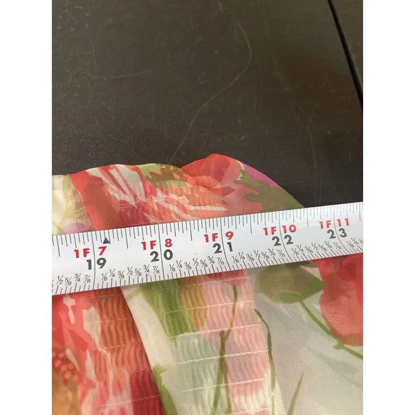 Abercrombie & Fitch Floral Strawberry Sheer Lined Tiered Strapless Dress NWT - Image 14