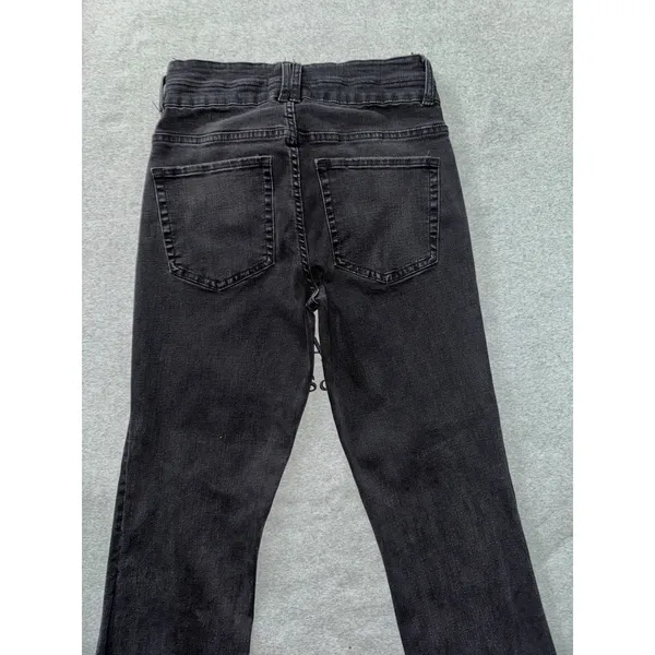 BKE Parker Jeans Womens Black Denim High Rise Bootcut Stretch Dark Wash Sz 28 - Image 6
