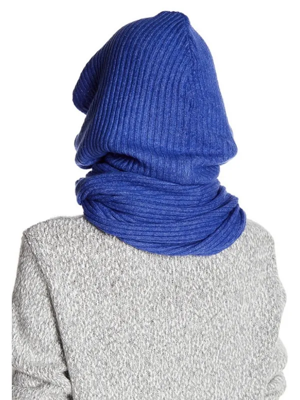 Free People Bottom Line Hooded Boho Preppy Coastal Fisherman Infinity Scarf OS - Image 3