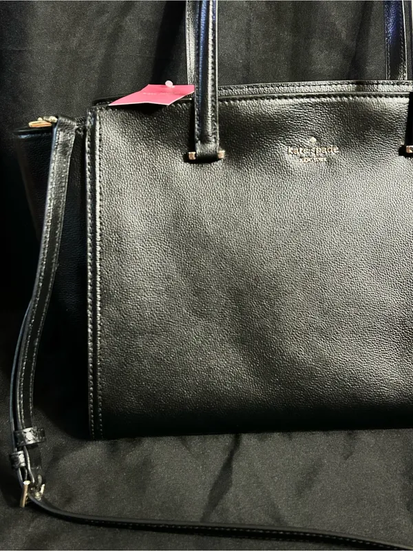 Kate Spade Geraldine Patterson Drive Black Leather Tote Shoulder Bag NWT - Image 5