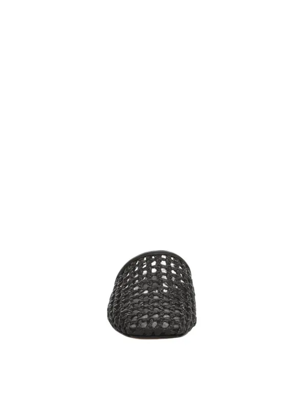NWT Franco Sarto Toba Mule Slip On Square Toe J8092S1 Black Woven 9M - Image 2