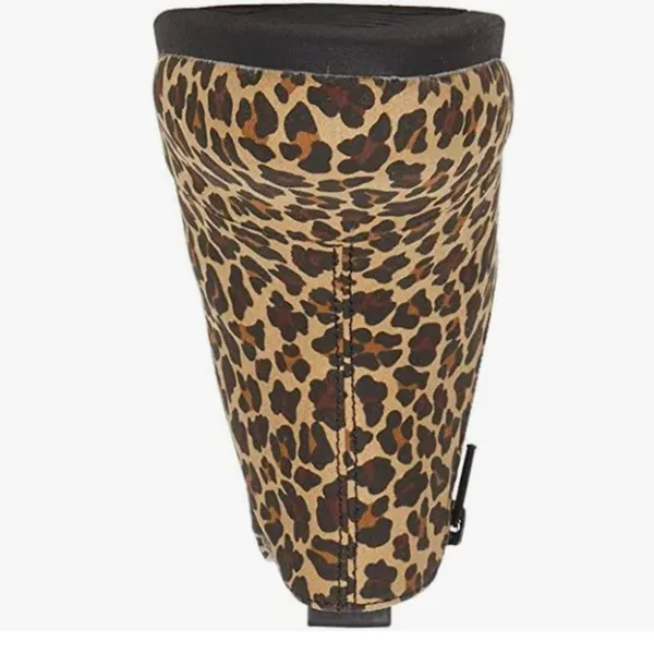 NWT TOMS Beige Animal-Print Kelsey Suede Boot Brown Black SZ-6 - Image 4