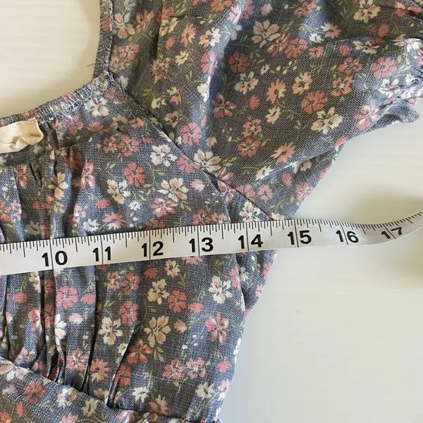 Altard State Dress Womens Size XS Blue Floral Babydoll‎ Tiered Peasant Cottage - Image 11