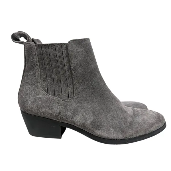 Blondo‎ Waterproof Suede Chelsea Boots Grey Women's Size 6.5M - Image 7