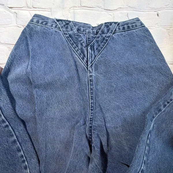 Vintage Roper Womens Jeans High Rise Bareback Button Fly‎ Western Sz 11/12 80's - Image 3