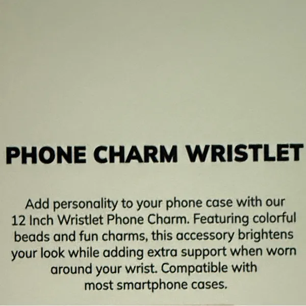 BaubleBar nwt witch Halloween Gold Beaded Phone Charm Wristlet Cat Cauldron - Image 5