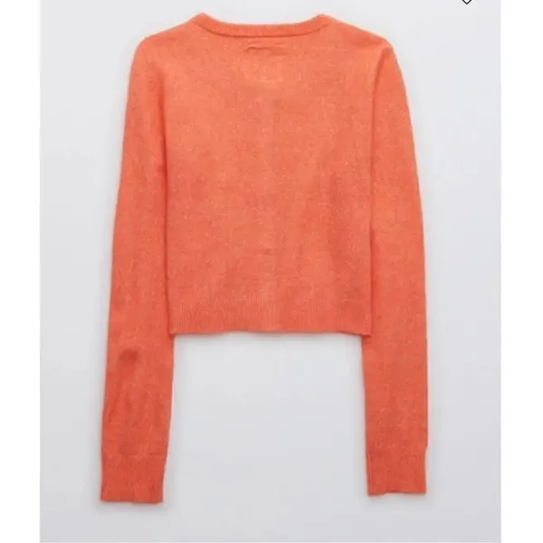 American Eagle Outfitters Peach Pop Oversized
Wool Blend Cardigan(Size XS) - Image 4
