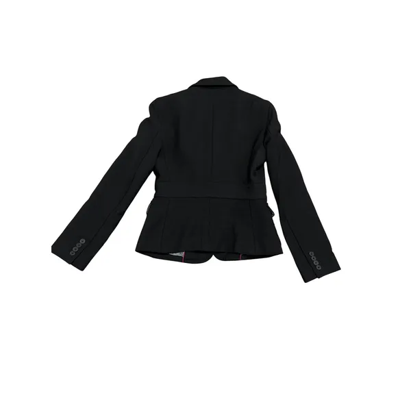 J.Crew Black Wool Blend Single Button Blazer Jacket vintage size 4 - Image 2