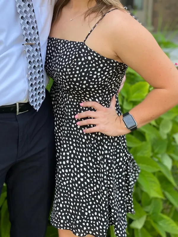 Black Polka Dot Tie - Image 6