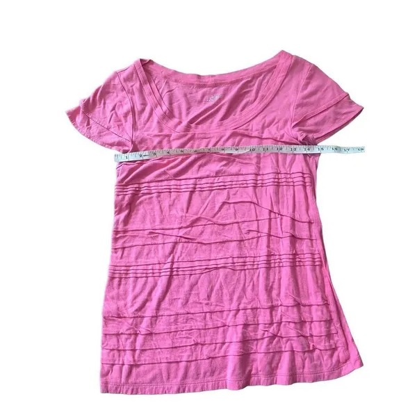 Loft bright coral pink shirt sz small‎ - Image 5