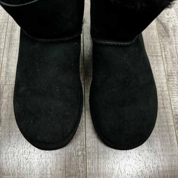 UGG Mini Bailey Button II Boots Black Size 6 - Image 3