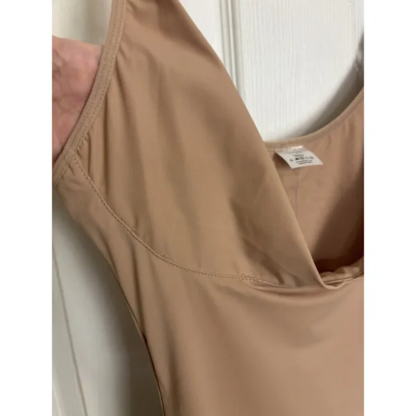 NWT JoyShaper Beige Open Bust Shapewear Lace Slip Dress Medium - Image 6