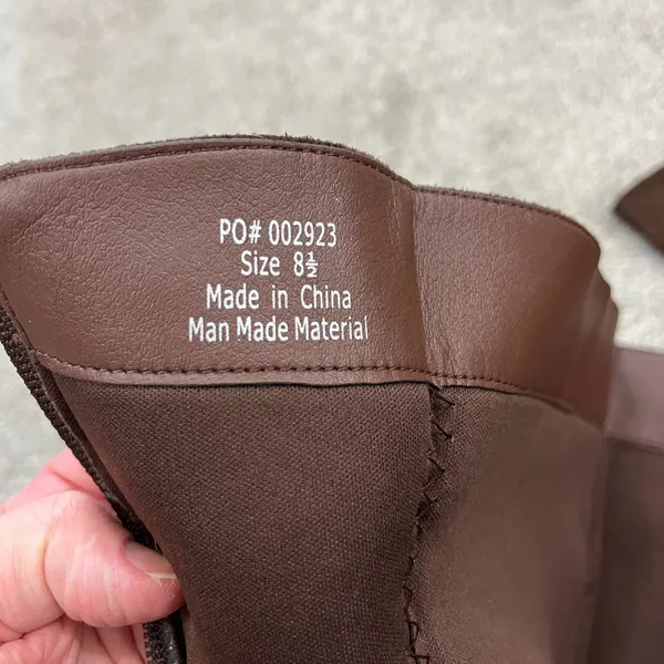 Journee Collection Size 8.5 Brown Haze Knee High Boots - Image 7