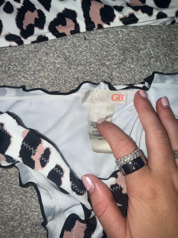 Gianni Bini Leopard Print Bikini Set XS - Image 4