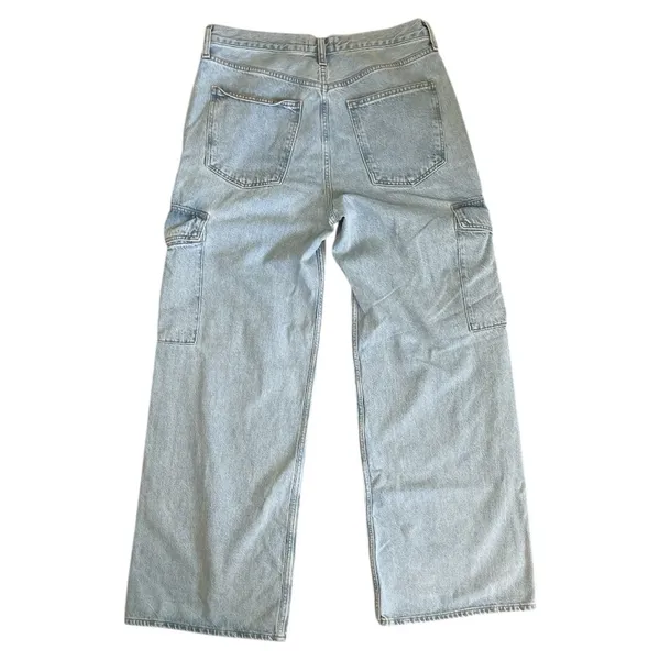 Agolde Minka Wide Leg Cargo Denim Size 30 - Image 4