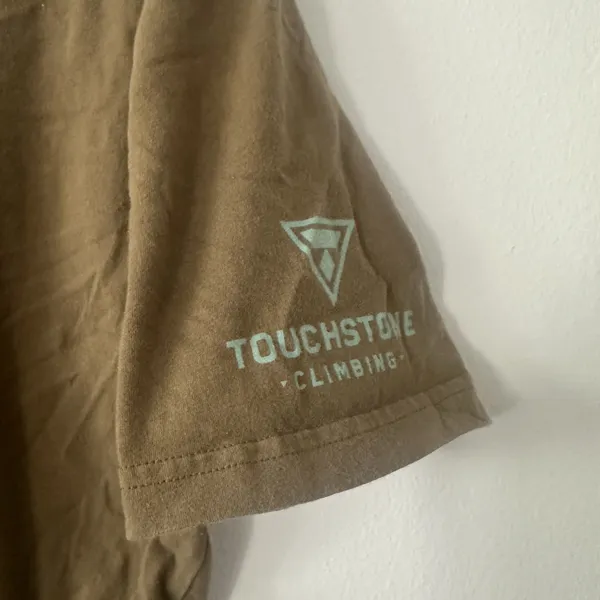 Next Level Apparel Diablo Rock Touchstone Climbing Brown T-Shirt Size M - Image 5