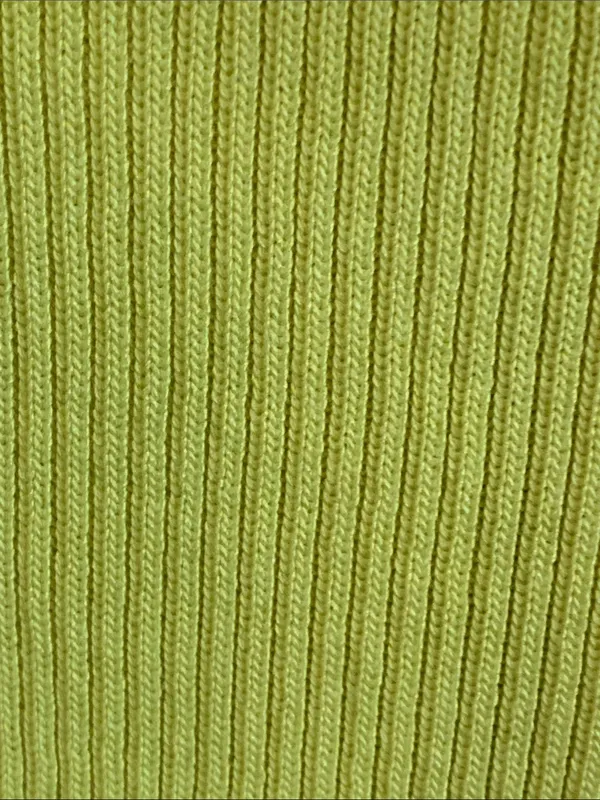 Nanette Lepore Kasper Neon Lime Chain-Trim Crewneck Sweater - Image 8