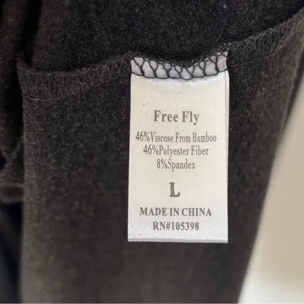 Free Fly Bamboo Flex Mini Dress Heather Black UPF 50+ Athletic Athleisure Sporty - Image 10