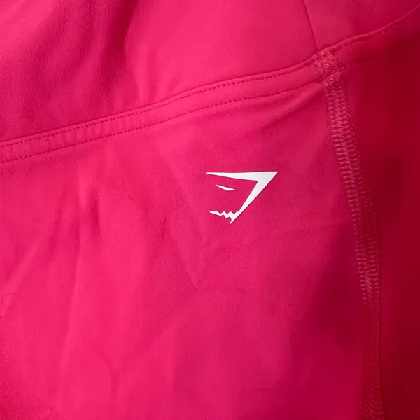 Gymshark Women Crossover Leggings Size Large Hot Pink/Fuchsia - Image 4