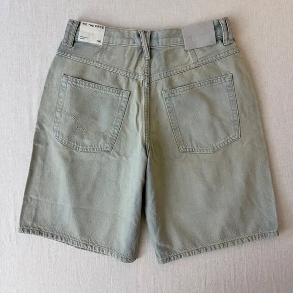 We The Free Montana Shorts 26 Haven Denim Bermuda Jorts NWOT - Image 3