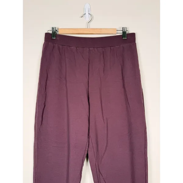 Barefoot Dreams Petite‎ Medium Plum Modal Cotton Fleece Lounge Pants BDWNV22008 - Image 4