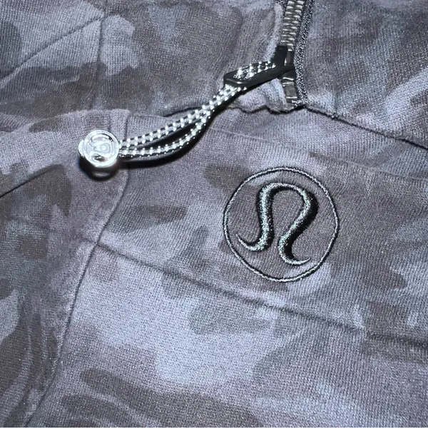 Lululemon Scuba Hoodie *Light Cotton Fleece Heritage 365 Camo Deep Coal Multi - Image 13