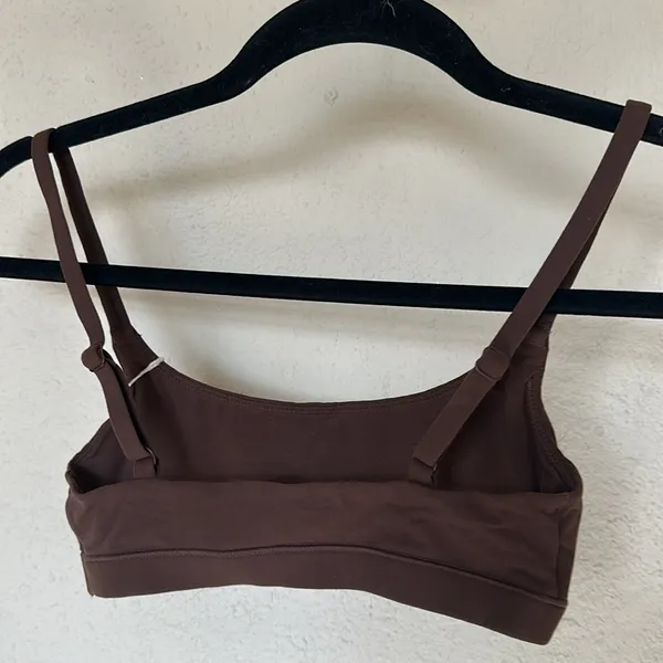 SKIMS Fits Everybody Scoop‎ Bralette Cocoa Size XS NWT - Image 5