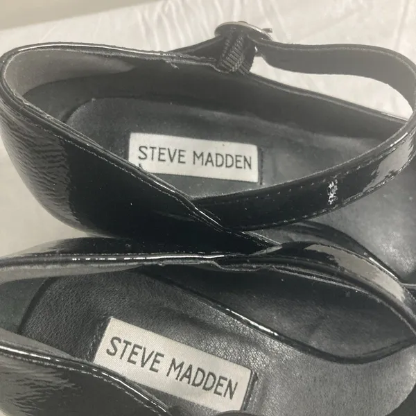 Steve Madden satin mingle platform Mary Jane chunky heel Square Toe 90's Y2K - Image 7