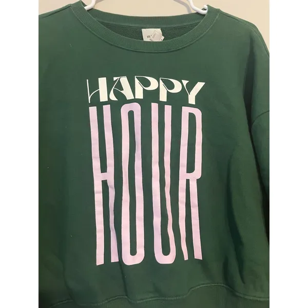 Anthropologie Maeve Happy Hour Sweatshirt Size S - Image 2