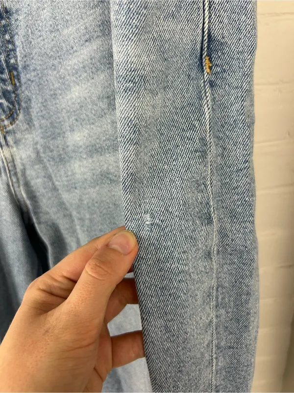 Old Navy Sky-Hi Wide Leg Extra High Rise Jeans Size 16 - Image 7
