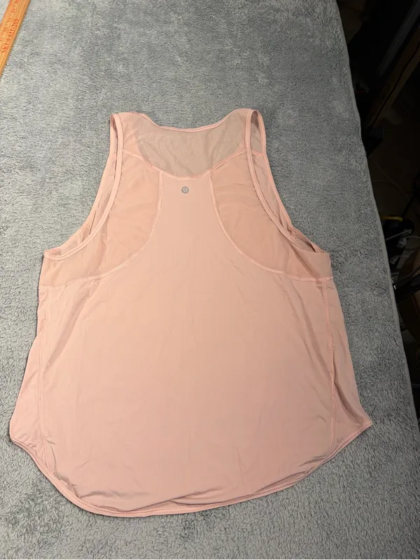 Lululemon Light Pink strawberry sculpt tank top athletic - Image 3
