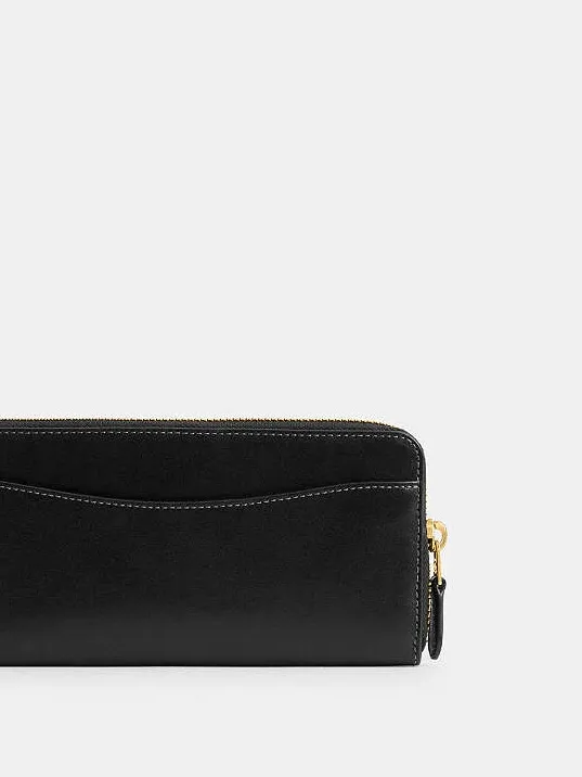 COACH Smooth Leather Essential Slim Accordion Zip Wallet - Image 3