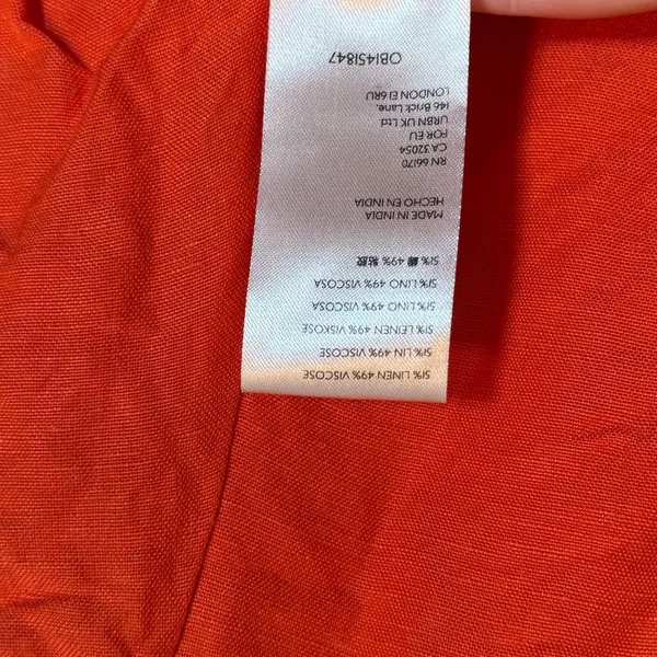 Anthropologie Maeve Tie Front‎ Cropped Blouse - Image 6
