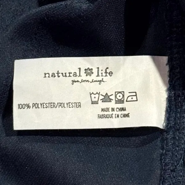 Natural Life Tunic Dress Mini Velvet Dolman Sleeve Boho Festival Indie Size L/XL - Image 5