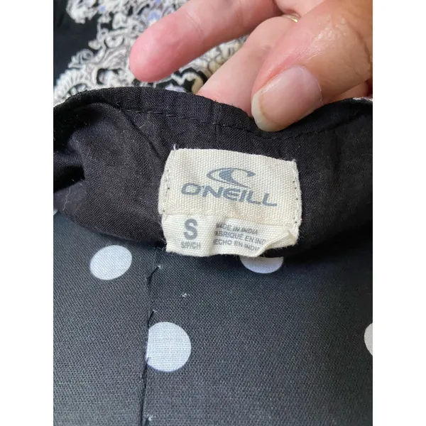 O'Neill Womens Dress‎ Size S Deanna Cut Out Crinkle Lace Medallion Print - Image 7