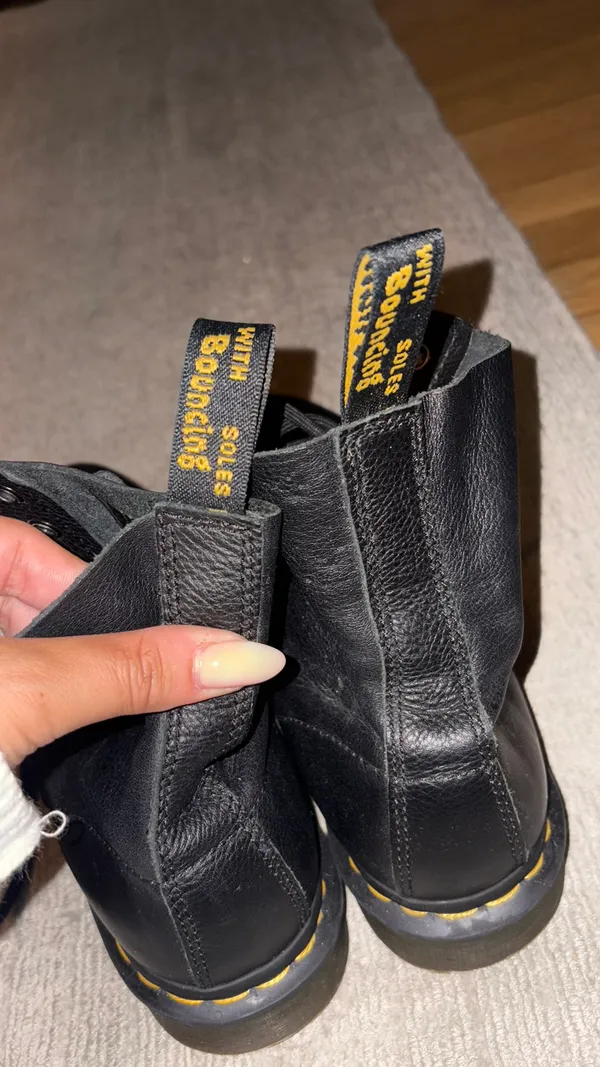 Dr. Martens black 1460s slip boots - Image 3