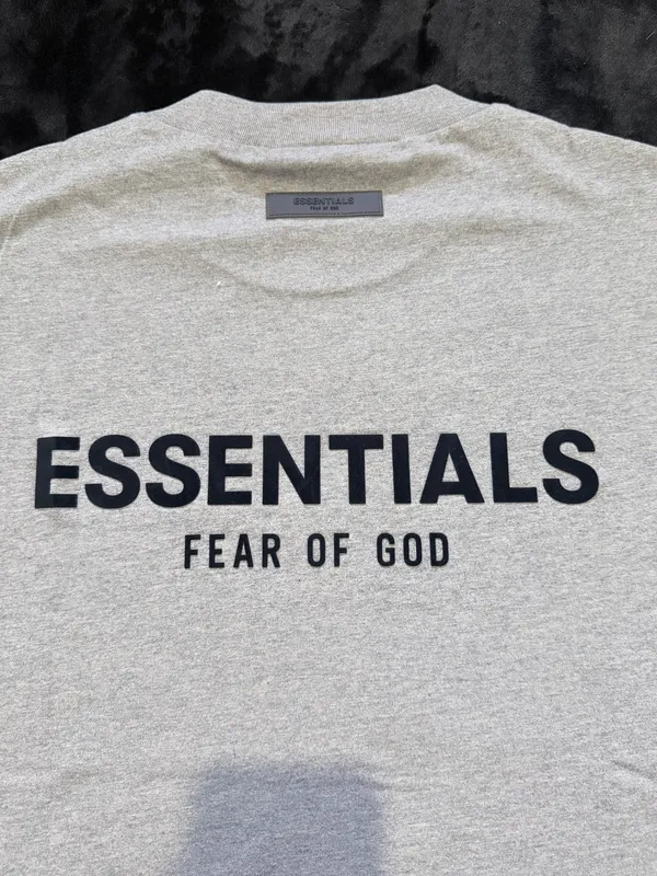 Fear of God Essentials Dark Oatmeal Tshirt - Image 6