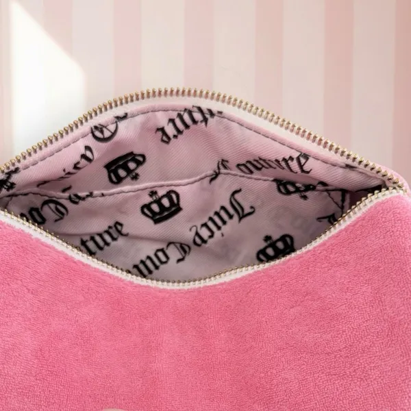 Juicy Couture Pink Strawberry Sweet n Juicy Barrel Bag w/ coin pouch Crossbody - Image 7
