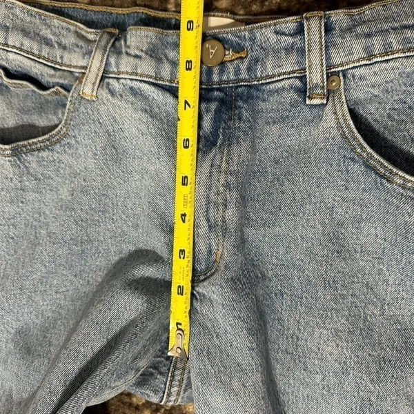 ABrand Denim Women’s Size 31 Ariane Blue Wash 99 Low Rise Boot Cut Jeans - Image 11