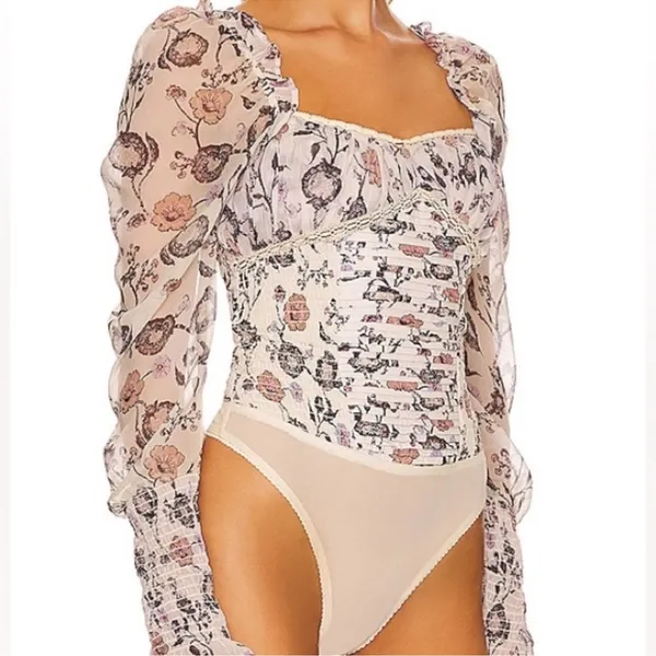 Free People | Brunch Date Bodysuit Size: XS - Image 4